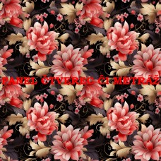Látkový panel  či metráž kolekce ROSE KISSES 621-17