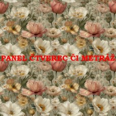 Látkový panel  či metráž kolekce COTTAGECORE BLOOM 621-23