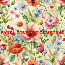 Látkový panel  či metráž kolekce COLORFUL BLISS 621-32