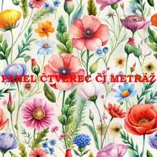 Látkový panel  či metráž kolekce COLORFUL BLISS 621-33