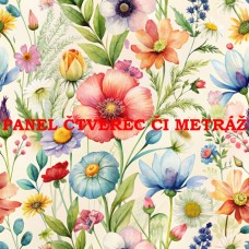 Látkový panel  či metráž kolekce COLORFUL BLISS 621-38