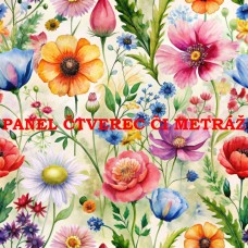 Látkový panel  či metráž kolekce COLORFUL BLISS 621-41