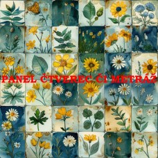 Látkový panel  či metráž kolekce QUILTED MEADOW  621-47