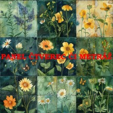 Látkový panel  či metráž kolekce QUILTED MEADOW  621-49
