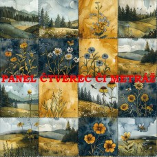 Látkový panel  či metráž kolekce QUILTED MEADOW  621-50