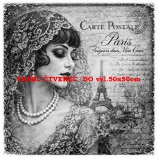 Látkový panel  kolekce VITAGE ŽENY 622-11