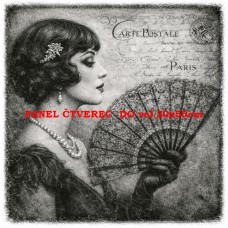 Látkový panel  kolekce VITAGE ŽENY 622-15