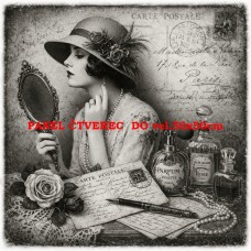 Látkový panel  kolekce VITAGE ŽENY 622-17