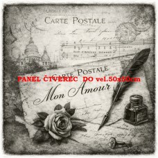 Látkový panel  kolekce VITAGE PAŘÍŽ 622-22