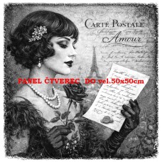 Látkový panel  kolekce VITAGE ŽENY 622-4