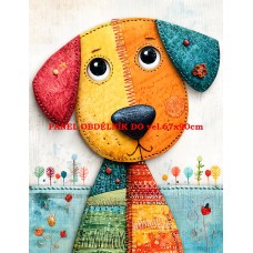 Látkový panel kolekce ROZTOMILÝ PATCHWORK 623-10 Látkový panel kolekce ROZTOMILÝ PATCHWORK 623-10