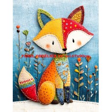 Látkový panel kolekce ROZTOMILÝ PATCHWORK 623-2 Látkový panel kolekce ROZTOMILÝ PATCHWORK 623-2