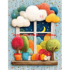 Látkový panel  kolekce  ROZTOMILÝ PATCHWORK  623-28