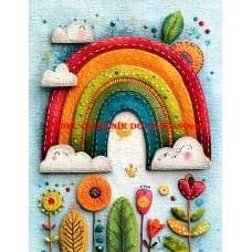 Látkový panel  kolekce  ROZTOMILÝ PATCHWORK  623-30