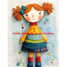 Látkový panel  kolekce  ROZTOMILÝ PATCHWORK  623-36