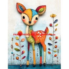 Látkový panel  kolekce  ROZTOMILÝ PATCHWORK  623-46