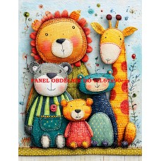 Látkový panel  kolekce  ROZTOMILÝ PATCHWORK  623-48