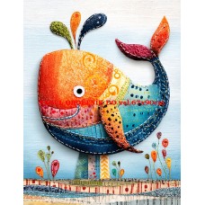 Látkový panel  kolekce  ROZTOMILÝ PATCHWORK  623-62