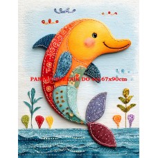 Látkový panel  kolekce  ROZTOMILÝ PATCHWORK  623-63