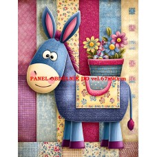 Látkový panel  kolekce  ROZTOMILÝ PATCHWORK  623-79