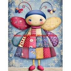 Látkový panel  kolekce  ROZTOMILÝ PATCHWORK  623-82