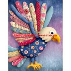 Látkový panel  kolekce  ROZTOMILÝ PATCHWORK  623-89