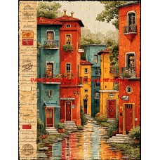 Látkový panel  kolekce  RAINY DAY 624-17