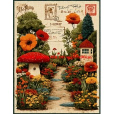 Látkový panel  kolekce  RAINY DAY 624-6