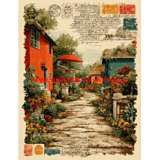 Látkový panel  kolekce  RAINY DAY 624-7