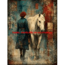 Látkový panel  kolekce STÁJ SNŮ 627-4