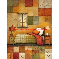 Látkový panel  kolekce  PODZIMNÍ PATCHWORK  629-18