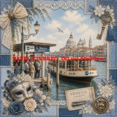 Látkový panel kolekce DENIM VENEZIA  631-28