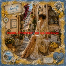 Látkový panel kolekce DENIM LACE AMALFI  631-53