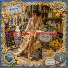Látkový panel kolekce DENIM LACE AMALFI  631-55