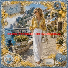 Látkový panel kolekce DENIM LACE AMALFI  631-58