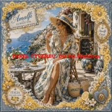 Látkový panel kolekce DENIM LACE AMALFI  631-62