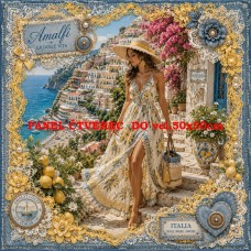 Látkový panel kolekce DENIM LACE AMALFI  631-63