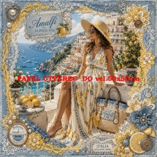 Látkový panel kolekce DENIM LACE AMALFI  631-64