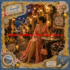 Látkový panel kolekce DENIM LACE AMALFI  631-66