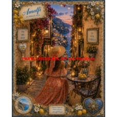 Látkový panel kolekce DENIM LACE AMALFI 631-69