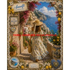 Látkový panel kolekce DENIM LACE AMALFI 631-71 Látkový panel kolekce DENIM LACE AMALFI 631-71