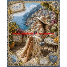 Látkový panel kolekce DENIM LACE AMALFI 631-74 Látkový panel kolekce DENIM LACE AMALFI 631-74