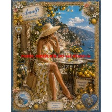 Látkový panel kolekce DENIM LACE AMALFI 631-75 Látkový panel kolekce DENIM LACE AMALFI 631-75