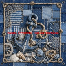Látkový panel kolekce NAUTICAL DENIM BREEZE 631-84 Látkový panel kolekce NAUTICAL DENIM BREEZE 631-84