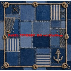 Látkový panel kolekce NAUTICAL DENIM BREEZE 631-90 Látkový panel kolekce NAUTICAL DENIM BREEZE 631-90