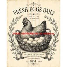 Látkový panel  kolekce VINTAGE FARMA - LA FERME DU MATIN  632-21