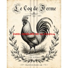 Látkový panel  kolekce VINTAGE FARMA - LA FERME DU MATIN  632-25