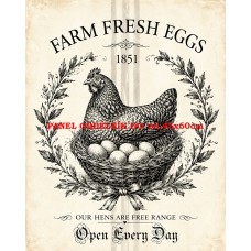 Látkový panel  kolekce VINTAGE FARMA - LA FERME DU MATIN  632-26