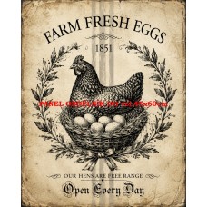 Látkový panel  kolekce VINTAGE FARMA - LA FERME DU MATIN  632-27