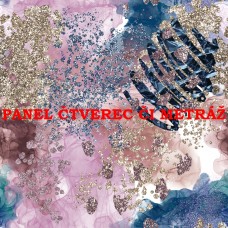 Látkový panel  či metráž  kolekce MARBLE- DOPLŇKOVÁ  633-48